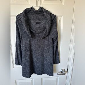 Nally & Millie Charcoal Gray Cowl Neck Sweater